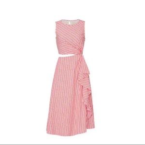 Striped Cutout Dress